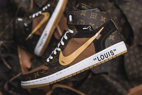 jordan lv off white|louis vuitton nike jordan 1s.